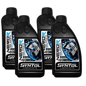 Syntol Synthetic 2-Stroke 2T Motorcycle Racing Engine Oil with Ester  4x1L