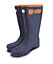 T&C TFW6651 Burford Welly colour Navy/Tan size: FIVE