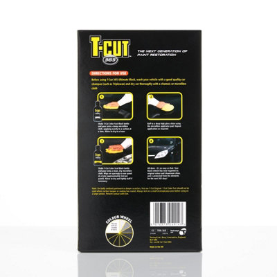 T-CUT 365 Ultimate Black Car Polish and Colour Restorer Scratch Repair Kit x 2 - 3