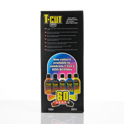 T-CUT 365 Ultimate Black Car Polish and Colour Restorer Scratch Repair Kit x 4 - 4