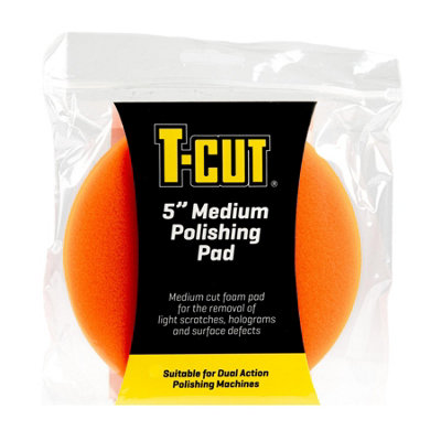 T-Cut 5 Inches Polishing Foam Pad Remove Scratches Defect For Dual Action Machines x4 - 6