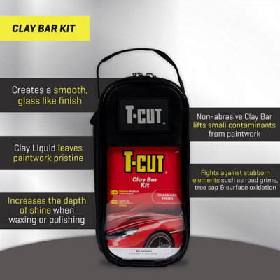 T-Cut Clay Bar Quick Car Detailer Deep Shine Removes Paintwork Contaminants - 3