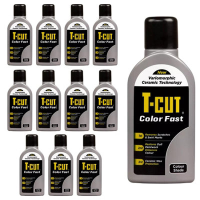 T-Cut CMW009 Color Fast Light Silver Car Polish Clean Shine 500ml x 12
