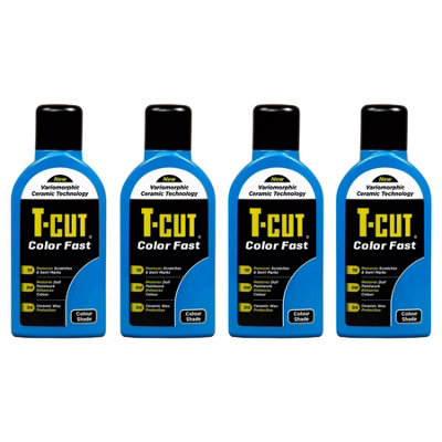 T-Cut CMW011 Color Fast Scratch Remover - Mid Blue 500ml - Polish x 4