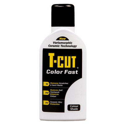 T-Cut Color Fast Ceramic Restorer White 500mL & T-Cut Microfibre Duo Pack