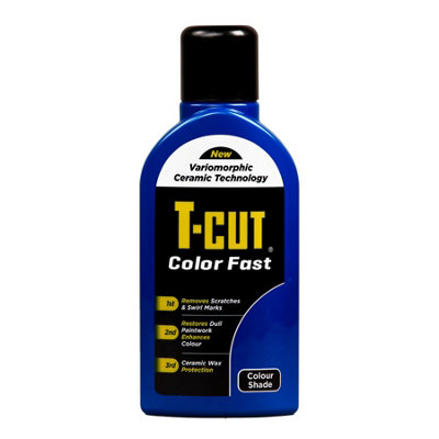 T-Cut Color Fast Dark Blue Ceramic Wax Polish Scratch Remover Colour Enhancer x3