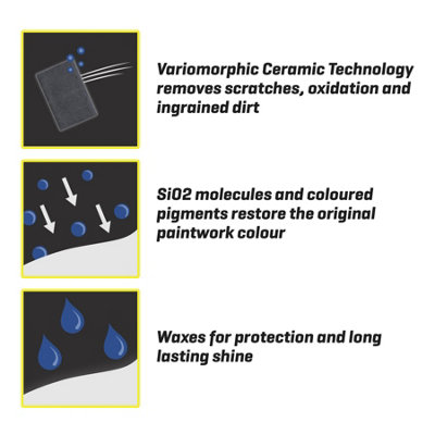 T-Cut Color Fast Dark Blue Ceramic Wax Polish Scratch Remover Colour Enhancer x3 - 7