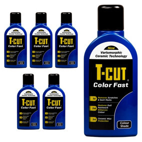 T-Cut Color Fast Dark Blue Ceramic Wax Polish Scratch Remover Colour Enhancer x6