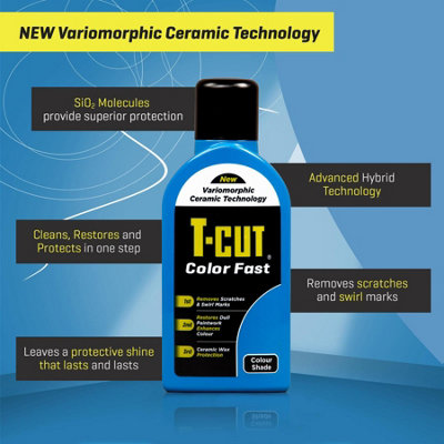 T-Cut Color Fast Mid Blue Ceramic Wax Polish Scratch Remover Colour Enhancer x6