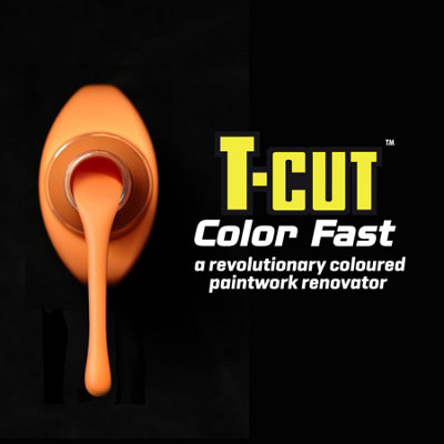 T-Cut Color Fast Orange Ceramic Wax Polish Scratch Remover Colour Enhancer x2