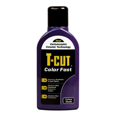 T-Cut Color Fast Purple Ceramic Wax Polish Scratch Remover Colour Enhancer x3