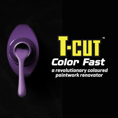 T-Cut Color Fast Purple Ceramic Wax Polish Scratch Remover Colour Enhancer x3