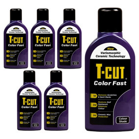 T-Cut Color Fast Purple Ceramic Wax Polish Scratch Remover Colour Enhancer x6