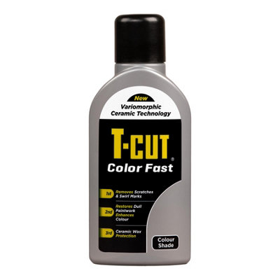 T-Cut Color Fast Silver Ceramic Wax Polish Scratch Remover Colour Enhancer x3