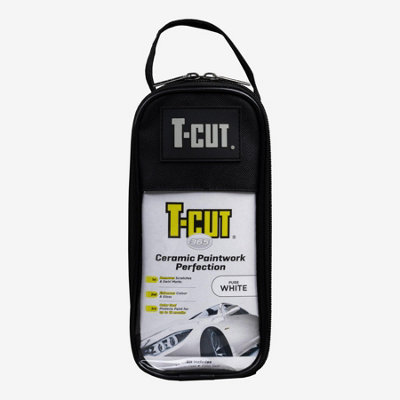 T-Cut Color Fast White Ceramic Wax Polish Scratch Remover 500ml + Paint Sealant