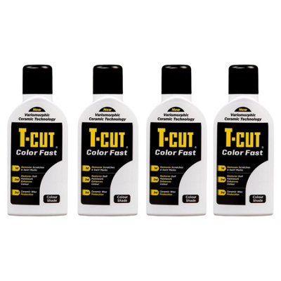 T-Cut Color Fast White Ceramic Wax Polish Scratch Remover Colour Enhancer x4