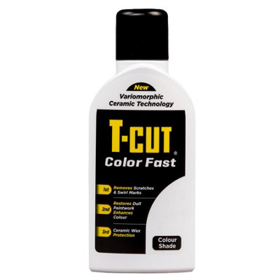 T-Cut Color Fast White Ceramic Wax Polish Scratch Remover Colour Enhancer x6