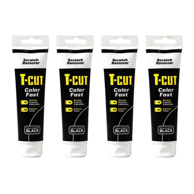 T-Cut Fast Scratch Scuff Blemish Remover Black Car Paint Cleaner Rejuvenates x4