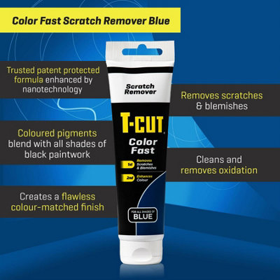 T-Cut Fast Scratch Scuff Blemish Remover Blue Car Paint Cleaner Rejuvenates x3 - 4