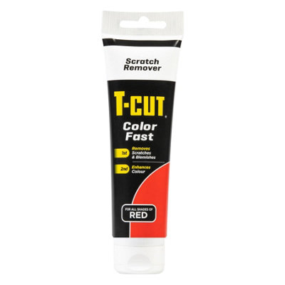 T-Cut Fast Scratch Scuff Blemish Remover Red Car Paint Cleaner Rejuvenates x4