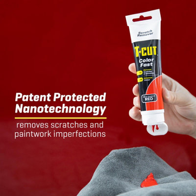 T-Cut Fast Scratch Scuff Blemish Remover Red Car Paint Cleaner Rejuvenates x4 - 4