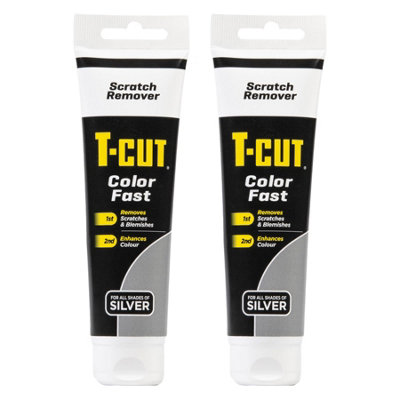 T-Cut Fast Scratch Scuff Blemish Remover Silver Car Rejuvinate Paint Cleaner x2
