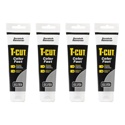 T-Cut Fast Scratch Scuff Blemish Remover Silver Car Rejuvinate Paint Cleaner x4