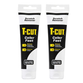 T-Cut Fast Scratch Scuff Blemish Remover White Car Paint Cleaner Rejuvenates x2