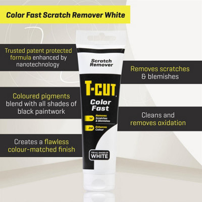 T-Cut Fast Scratch Scuff Blemish Remover White Car Paint Cleaner Rejuvenates x4
