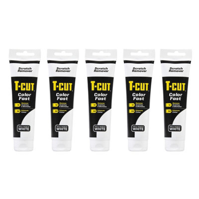 T-Cut Fast Scratch Scuff Blemish Remover White Car Paint Cleaner Rejuvenates x6
