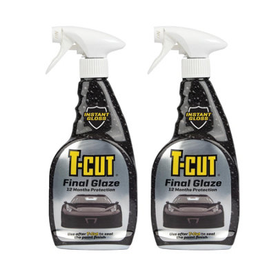 T-Cut Final Glaze upto 12 Month Paint Sealant Enhance Colour & Shine x2