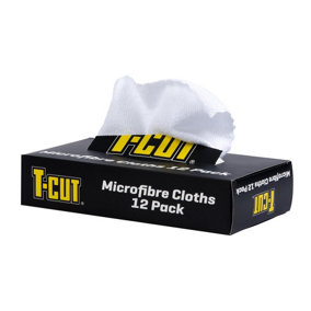 T-Cut Microfibre Cloths 12 Pack For Cleaning Valeting Polishing Detailing