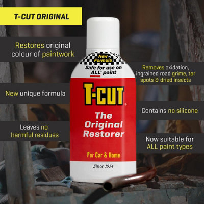 T-Cut Original Car Paintwork Restorer & Scratch Remover 500ml x2