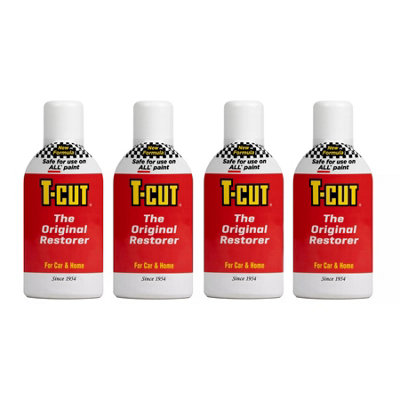 T-Cut Original Car Paintwork Restorer & Scratch Remover 500ml x4