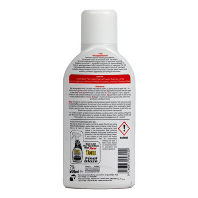 T-Cut Original Car Paintwork Restorer & Scratch Remover 500ml x4 - 8
