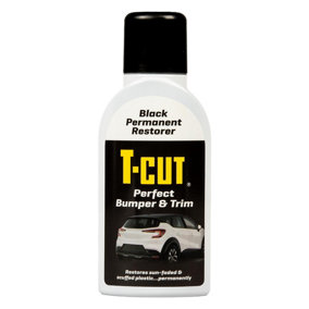 T-Cut Perfect Bumper & Trim Permanent Black Vinyl Restorer & Reviver 350ml