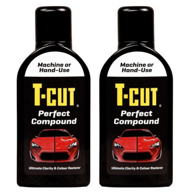 T-Cut Perfect Compound Paint Colour Restorer Removes Swirl Marks 500ml x2