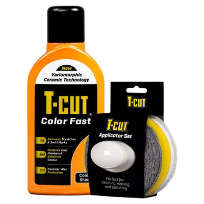 T-Cut Scratch Remover Color Fast Paint Restorer - Orange - 500ml + Applicator
