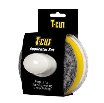 T-Cut Wax Sealant Cream Glaze Applicator Set with Handle Polish Buff Shine x6
