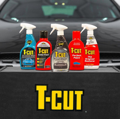 T-Cut Wax Sealant Cream Glaze Applicator Set with Handle Polish Buff Shine x6 - 5