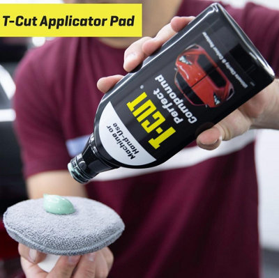 T-Cut Wax Sealant Cream Glaze Applicator Set with Handle Polish Buff Shine x6 - 8