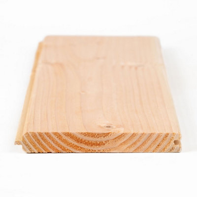 T&G - Larch Home-Grown - 145mm x 19mm - 10 Pack - 2.4m