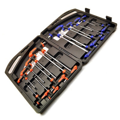 T handle Allen / Torx 16pc wrench set by BERGEN AT788
