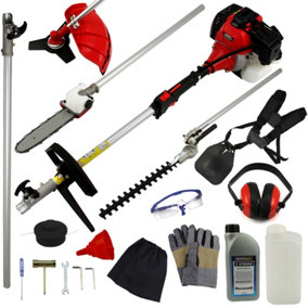 T-Mech 5 in 1 Multi Tool Hedge Trimmer, Chainsaw, Brush cutter, Grass cutter