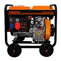 T-Mech 5kVA Portable Diesel Generator Open Frame