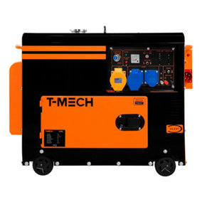 T-Mech Diesel Generator Silent Single Phase 230V inc ATS 2022
