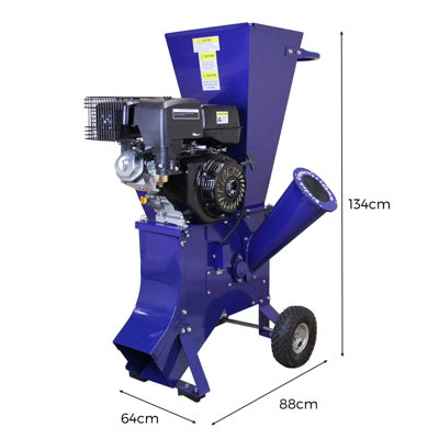 T-Mech Log Splitter 5T 370mm & 15HP Wood Chipper