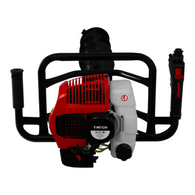 T-mech Petrol Earth Auger and Fence Post Hole Borer - 4