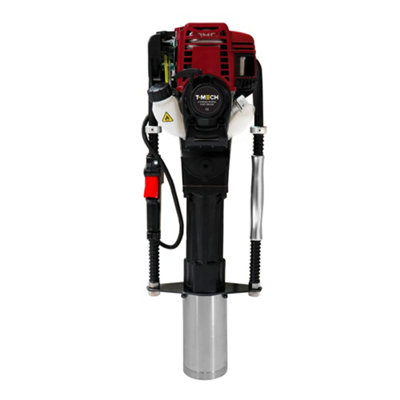 T-Mech Petrol Post Driver 4 Stroke Fence Knocker Pile Jack Hammer Heavy Duty