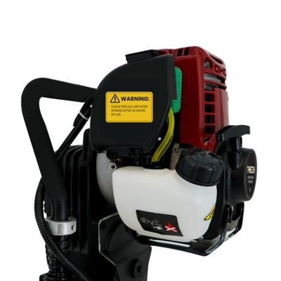T-Mech Petrol Post Driver 4 Stroke Fence Knocker Pile Jack Hammer Heavy Duty